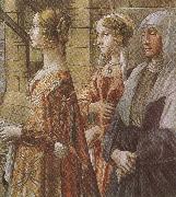 Sandro Botticelli, Domenico Ghirlandaio,Stories of St John the Baptist,The Visitation (mk36)